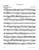 Concerto grosso B-Dur op. 3/1 HWV 312 [cello/double bass/Bc part]