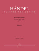 Concerto grosso D major op. 3/6 HWV 317 (Score)