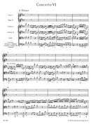 Concerto grosso D major op. 3/6 HWV 317 (Score)