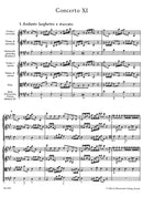 Concerto grosso A major op. 6/11 HWV 329 [score]