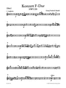 Concerto for organ and orchestra Nr. 13 F major HWV 295 "The Cuckoo and the Nightingale" [Oboe 1 part]