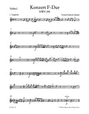 Concerto for organ and orchestra Nr. 13 F major HWV 295 "The Cuckoo and the Nightingale" [Violin 1 part]