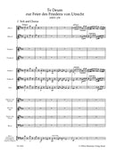 Utrecht Te Deum HWV 278 [score]