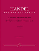 O sing unto the Lord HWV 249a [score]