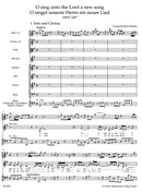 O sing unto the Lord HWV 249a [score]