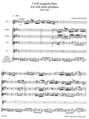 I will magnify thee HWV 250b [score]