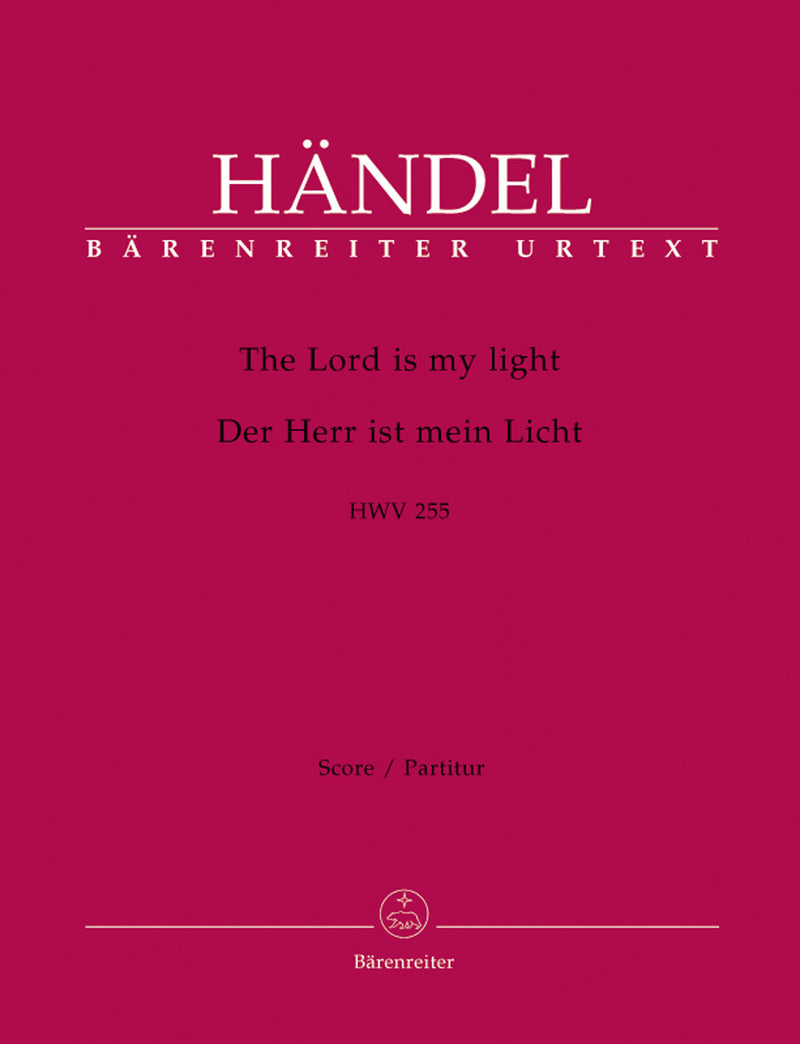 The Lord is my light HWV 255 [score]