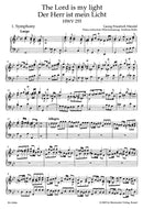 The Lord is my light HWV 255 （ヴォーカル・スコア）