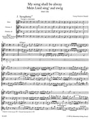 My song shall be alway HWV 252 [score]