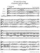 O come let us sing HWV 253 [score]