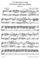 O come let us sing HWV 253 （ヴォーカル・スコア）