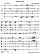 Water Music HWV 348-350 [score]