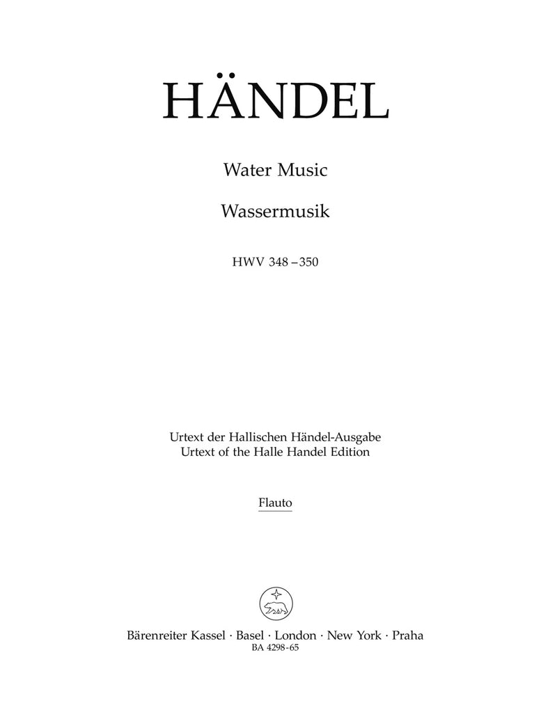 Water Music HWV 348-350 [set of wind parts]
