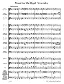 Music for the Royal Fireworks HWV 351 [score]