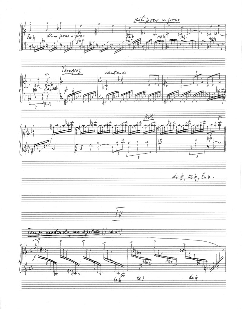 4 Intermezzi für Harfe op. 77a (1945)