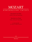 Quartets for Flute, Violin, Viola and Violoncello [set of parts]