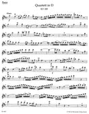 Quartets for Flute, Violin, Viola and Violoncello [set of parts]