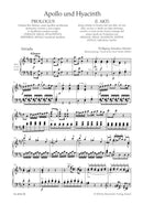 Apollo and Hyacinth K. 38 （ヴォーカル・スコア）