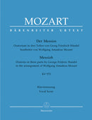 The Messiah K. 572 (arrangement of Wolfgang Amadeus Mozart) （ヴォーカル・スコア）