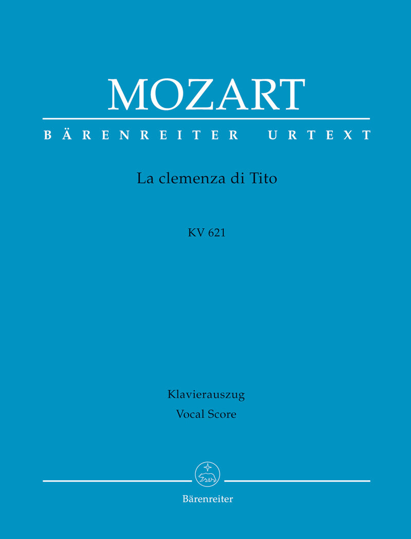 La clemenza di Tito K. 621 （ヴォーカル・スコア）