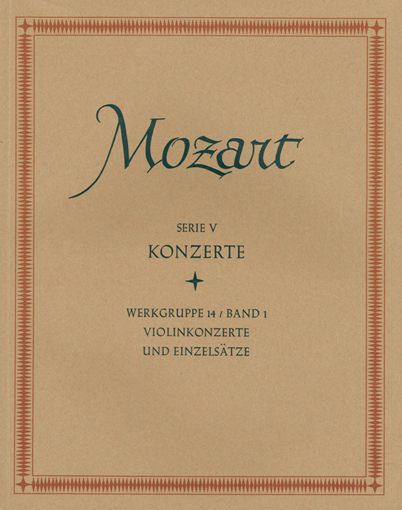 Concertos for Violin and Orchestra, Single Movements（ソフトカバー）