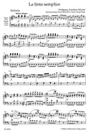 La finta semplice K. 51 (46a) （ヴォーカル・スコア）
