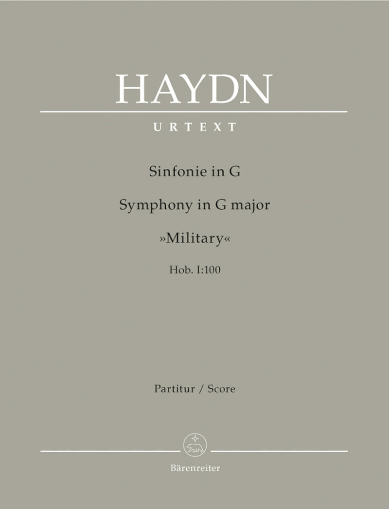 Symphony G major Hob. I:100 "Military" [score]