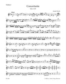 Concertante for Oboe, Bassoon, Violin, Cello and Orchestra Hob. I:105 [violin 1 part]