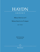Missa brevis F major Hob. XXII:1 (Frühe Streicherfassung und spätere Fassung mit Wind Instrumentsn und Pauken) （ヴォーカル・スコア）