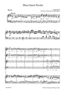 Missa Sancti Nicolai Hob. XXII:6 "Nicolai Mass" （ヴォーカル・スコア）