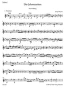 Die Jahreszeiten Hob. XXI:3 (1799-1801) [violin 1 part]