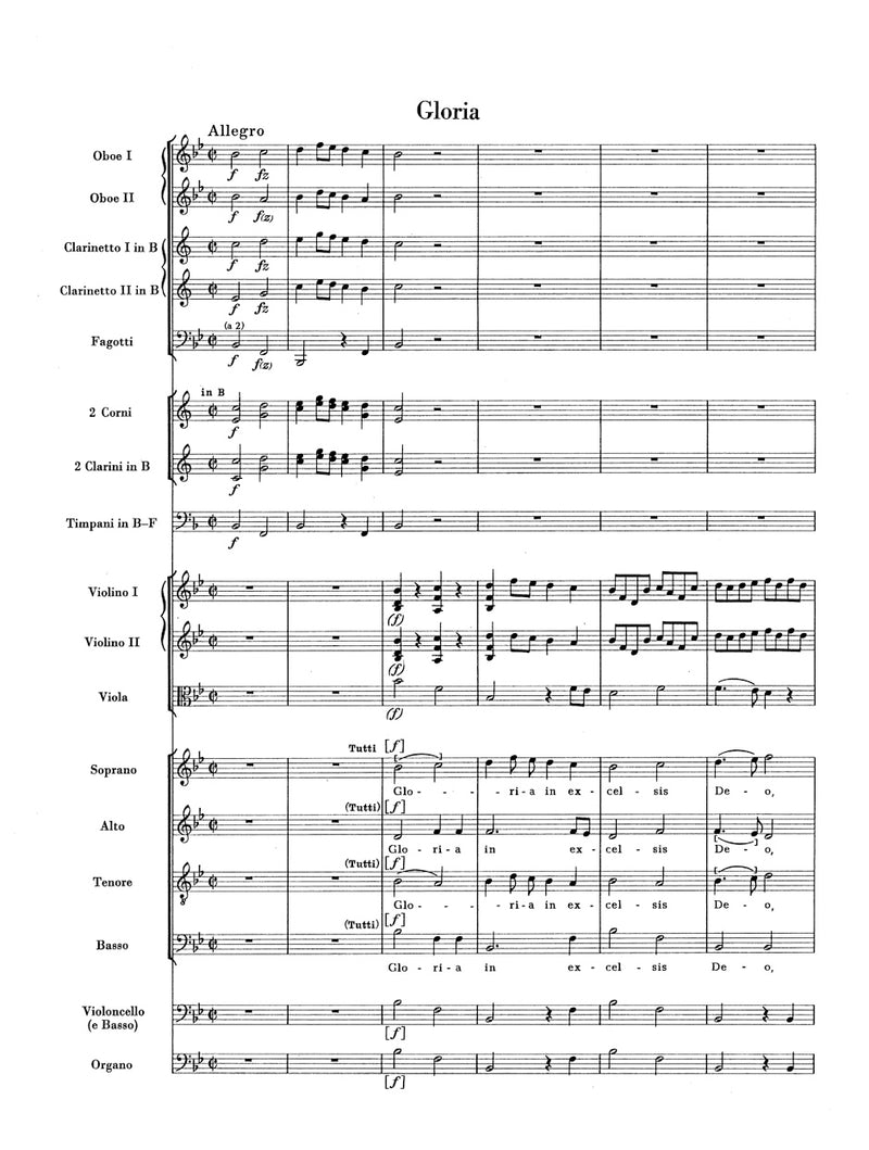 Missa Nr. 11 B-Dur "Schöpfungsmesse" = Missa in B-flat major Hob.XXII:13 "Creation Mass" (Score, ソフトカバー)