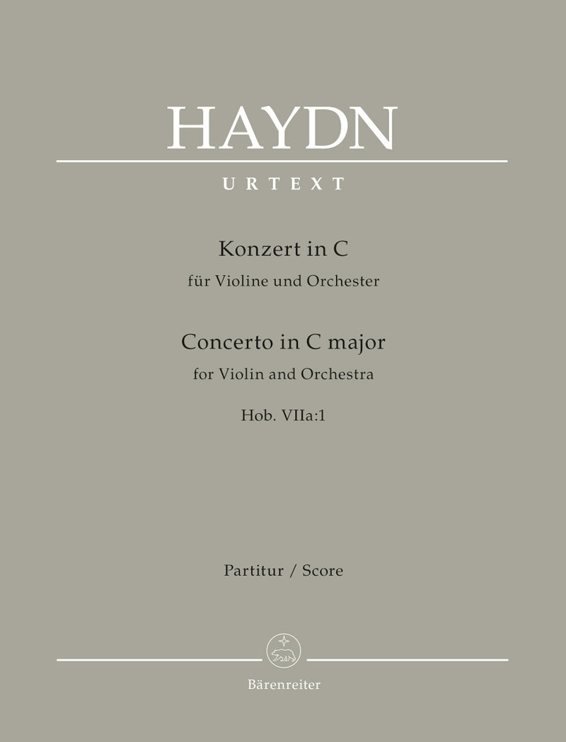 Concerto for Violin and Orchestra C major Hob. VIIa:1 [score]