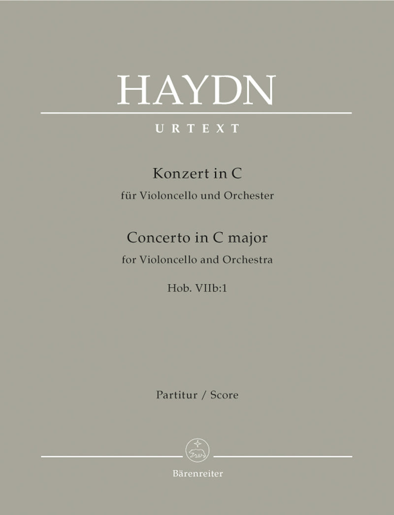 Concerto for Violoncello and Orchestra C major Hob.VIIb:1 [score]