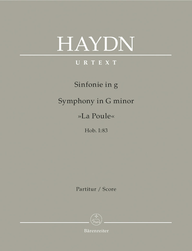 Symphony G minor Hob. I:83 "La Poule" [score]