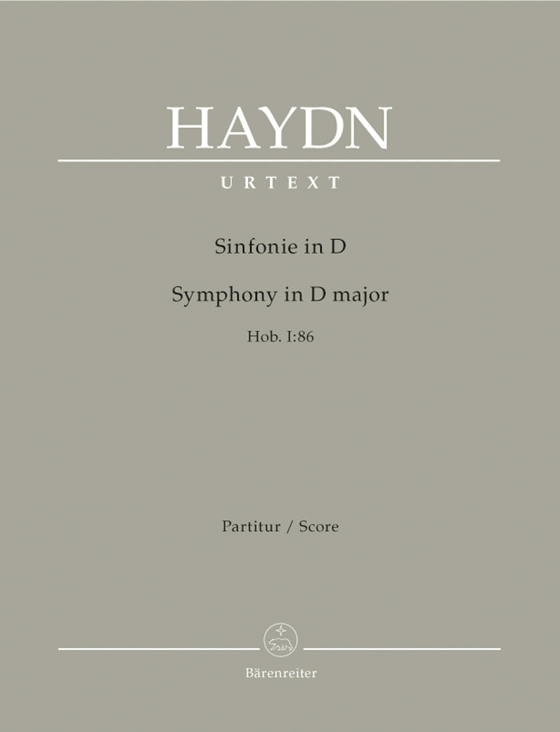 Symphony D major Hob. I:86 [score]