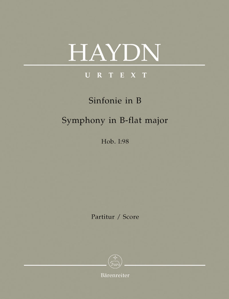 Symphony B-flat major Hob. I:98 [score]