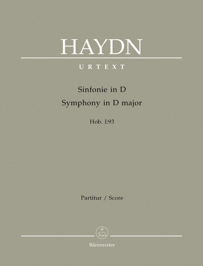 Symphony D major Hob. I:93 [score]