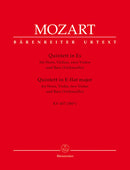 Quintet for Horn, Violin, Two Violas and Bass (Violoncello) E-flat major K. 407 (386c) [set of parts]