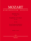 Symphony Nr. 40 G minor K. 550 (Second version with clarinets) [score]
