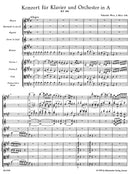 Concerto for Piano and Orchestra Nr. 23 A major K. 488 [score]