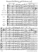 Concerto for Piano and Orchestra Nr. 25 C major K. 503 [score]