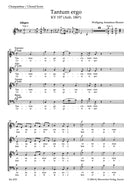 Tantum ergo K. 197 (Anh. 186e) [合唱楽譜]