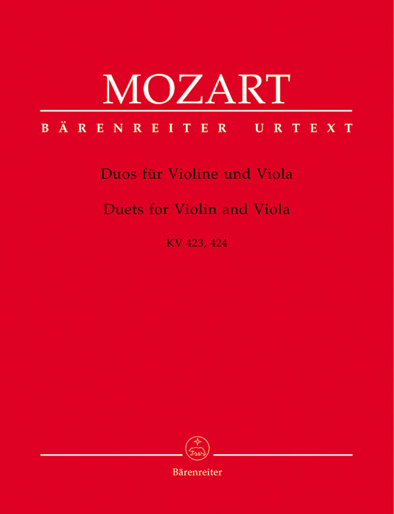 Duets for Violin and Viola K. 423, 424