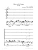 Missa C major K. 167 "Trinitatis Mass" （ヴォーカル・スコア）
