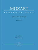 Inter natos mulierum K. 72 (74f) （ヴォーカル・スコア）