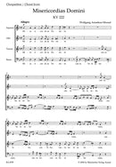 Misericordias Domini K. 222 (205a) [合唱楽譜]