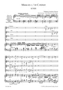 Missa C minor K. 427 (417a) -Credo and Sanctus, reconstructed and completed by Helmut Eder- （ヴォーカル・スコア）