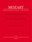 The Thirteen Early String Quartets, vol. 1 [set of parts]