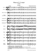 Missa C major K. 258 [score]
